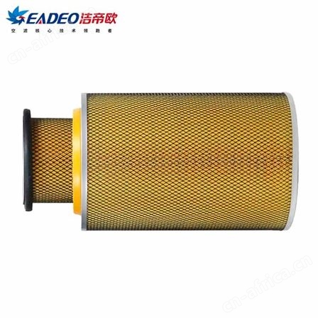 洁帝欧K-2841铁盖带沿空气滤清器 适配新德龙M3000、悍威工程机械、客车、搅拌车