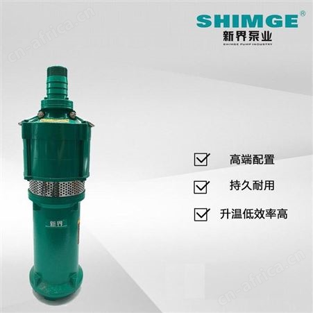 SHIMGE新界QD3-50/3-1.1J干式潜水泵民用220V电压清水排水泵