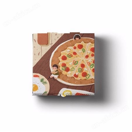 安徽森昂彩色披萨盒7/8/9/10/12寸一次性比萨包装盒匹萨pizza外卖打包盒