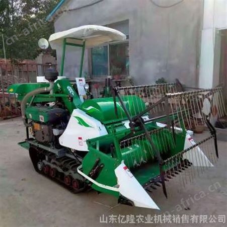 水稻小麦收割脱粒一体机 水稻联合收割机 谷子脱粒收割机