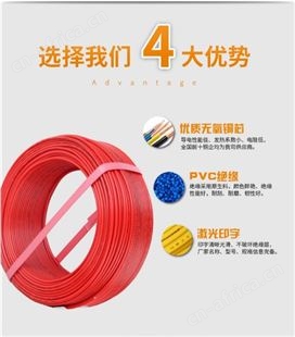 金指数佳捷仕云南电线-单芯多股软线6平方-家装，阻燃