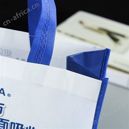 覆膜无纺布袋定做 彩印折叠平口立体手提袋定制 无纺布袋子 超市手提袋订制logo