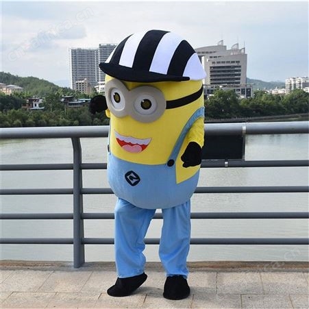 人偶服装人形行走表偶服 定制人偶服卡通订做 小黄人企业活动公仔服 六一儿童节舞台演出服做logo