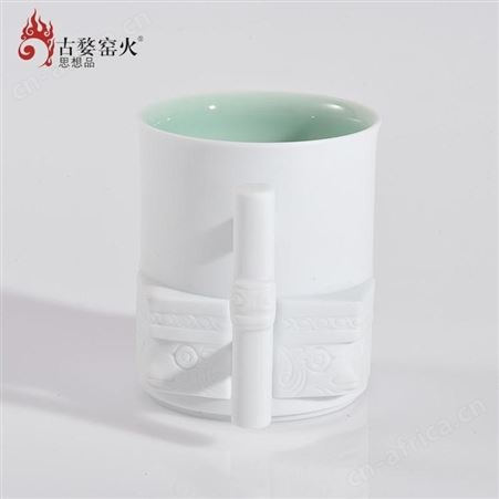 古婺窑火 良渚马克杯 C006 美泽业主礼品 礼品项目加盟 MY-GWYH-Y-L5-49