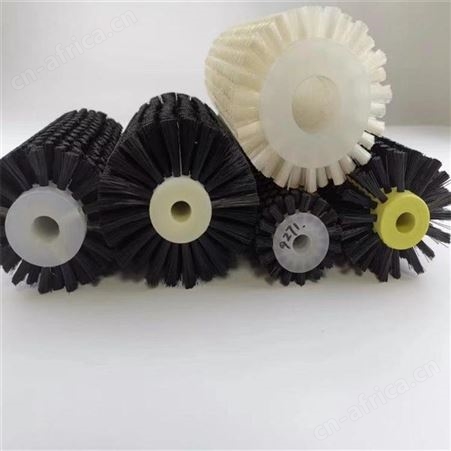 泰阳定制加工工业毛刷辊 螺旋缠绕式毛刷辊 尼龙毛刷河北实力厂家
