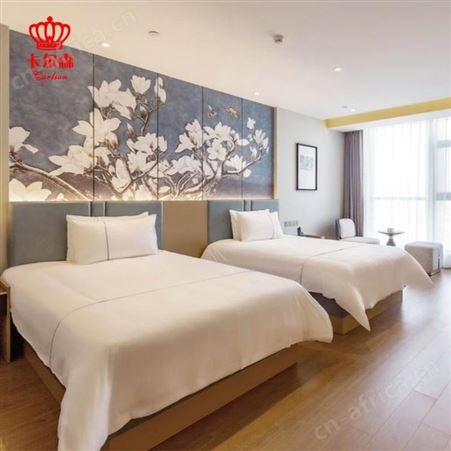 卡尔森苏州酒店家具生产厂家专业定制-样板房宾馆实木床公寓民宿全套家具直供