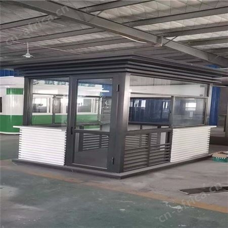 氟碳漆岗亭 岗亭生产厂家 金属雕花成品岗亭 专业定制各种款式钢结构亭子 西安同创岗亭直销厂家