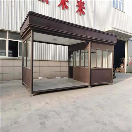 大量供应不锈钢岗亭 不锈钢岗亭 方形不锈钢岗亭 幼儿园门口岗亭 西安同创岗亭厂家