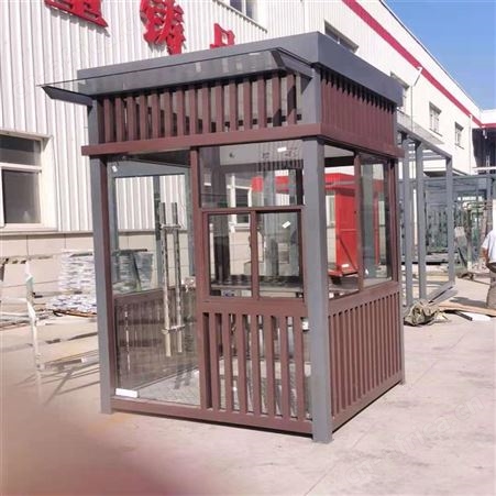 钢结构景观售货亭 西安岗亭现货 西安岗亭厂家 小区门卫值班岗亭 西安同创岗亭厂家