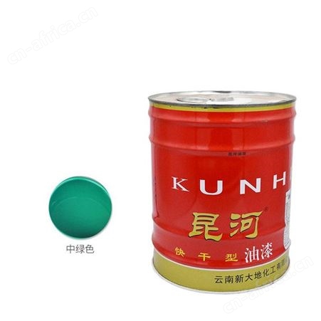 昆河调和漆15L8KG云南昆明防锈漆金属漆彩钢瓦油漆