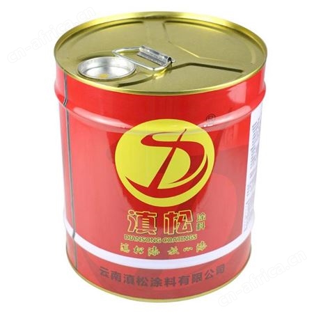 滇松牌醇酸调和漆14kg云南昆明防腐外墙免除锈家用防锈漆