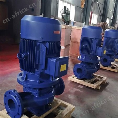 3CF认证 ISG65-125A 2.2KW 上海江洋 管道循环泵 立式管道泵 单级管道泵