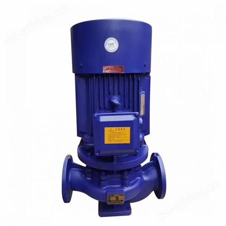 3CF认证 ISG65-125A 2.2KW 上海江洋 管道循环泵 立式管道泵 单级管道泵
