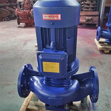 3CF认证 ISG65-125A 2.2KW 上海江洋 管道循环泵 立式管道泵 单级管道泵