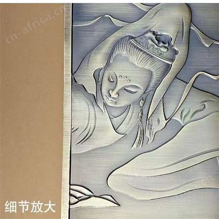 别墅装饰铝板雕刻 济南铜铝门花雕刻