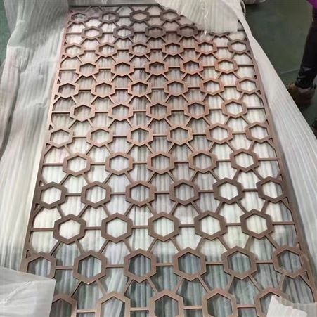 不锈钢屏风工程承接 海南省定制款酒店屏风 餐厅铝雕仿古屏风 全国物流发货