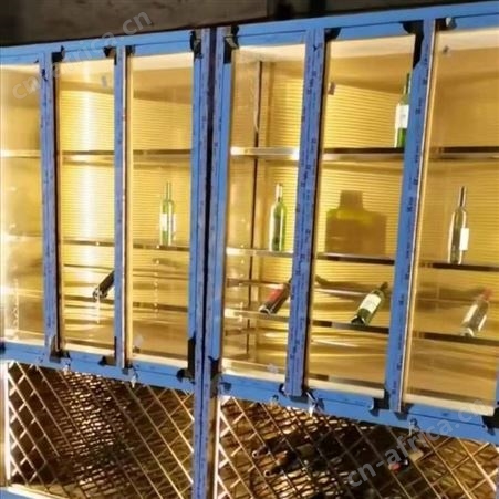 源厂家生产定制酒柜 潍坊简约不锈钢酒柜