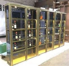 酒吧不锈钢常温酒架 南京源厂家生产定制酒柜单价