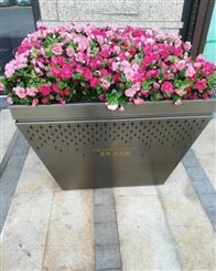 酒店不锈钢花盆 西宁园艺花盆型号