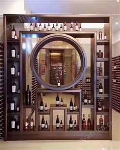 红酒洋酒酒柜展示柜 南京新中式不锈钢酒柜代理