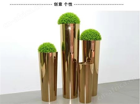 304不锈钢花箱 海口圆形不锈钢花盆代理