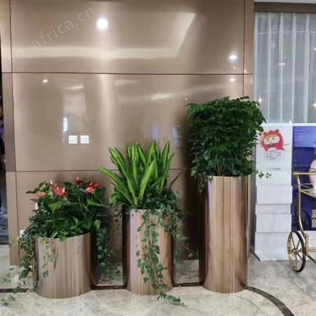 圆形不锈钢花盆 南昌不锈钢拉丝花盆加工厂