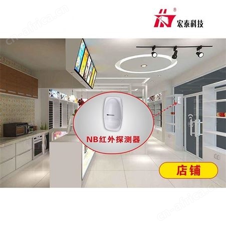 宏泰 无线人体红外探测器 店铺防盗报警器 NB红外探测器 厂家批发
