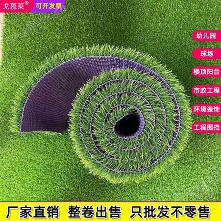 人工草皮 婚庆休闲仿真草坪 彩色假草地毯 阳台塑料假草坪围挡墙 戈慕莱