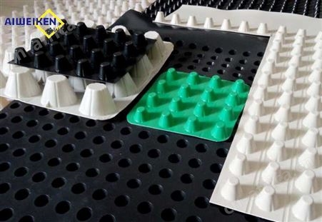 高分子塑料蓄排水异形片  虹吸排水系统 凹凸型塑料排水板