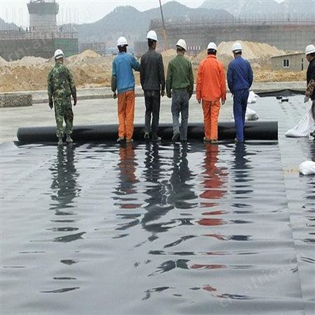 沼气池黑膜1.5厚 鱼塘猪场化粪池土工膜防渗 永基定制