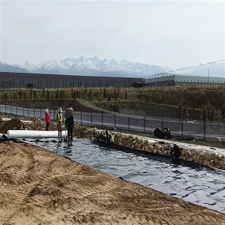 养鱼池防渗膜 国标HDPE土工膜1.5厚 耐腐蚀防氧化
