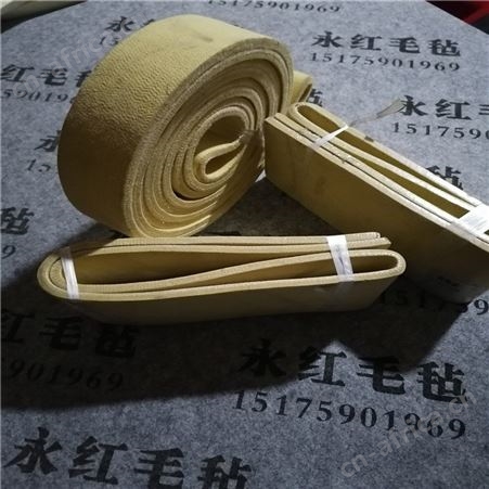 胶合板厂专用羊毛毡 铝板厂用高温毛毡 阻燃毛毡