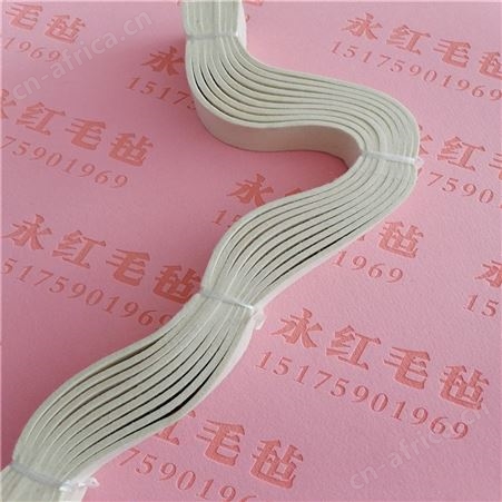 耐高温隔热密封条 5mm背胶阻燃毛毡密封条厂家