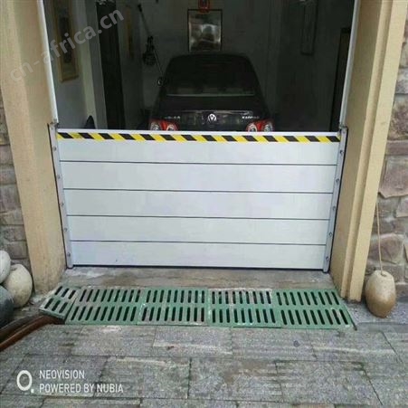 宏固电气加长超市门防汛挡水门 6米加厚抗洪挡水墙 车库铝合金挡水板