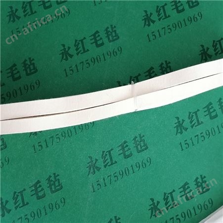 永红厂家批发隔音隔热密封毛毡条 铝材抛光毛毡条 毛毡