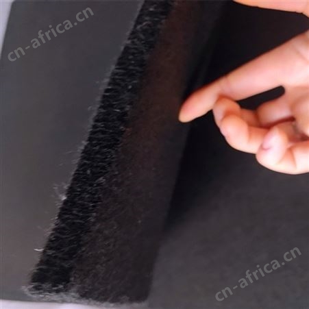 永红厂家批发鞋底用环保防滑耐磨毛毡 黑色毛毡鞋底