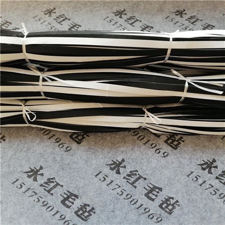 加长背胶毛毡条 电烤炉用黑色自粘毛毡条 背胶毛毡垫 黑色毛毡垫