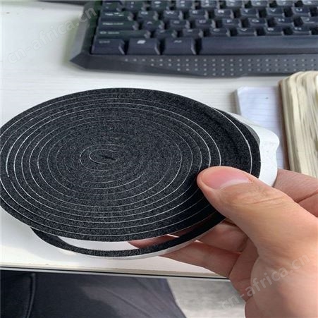 吸油耐磨工业密封背胶毛毡条 防尘抛光化纤钢板毛毡条
