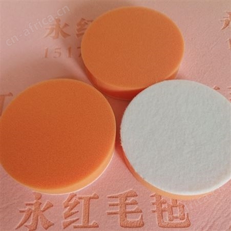 永红毛毡定制硬质毛毡抛光轮 高密度羊毛轮 玻璃表面抛光毛毡轮