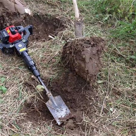 诚誉 便携式汽油挖树机 手提式起树机 冲击式苗圃移栽机