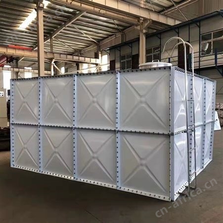 装配式钢板喷塑水箱 保温消防生活建筑储水 螺栓链接 高强度定制