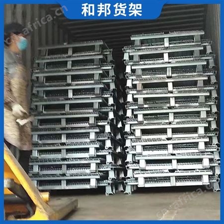 金属网格堆垛折叠可移动仓库笼蝴蝶笼铁框置物框可推拉物流周转车