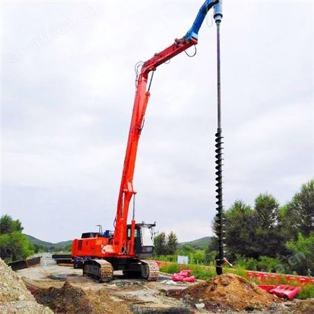 挖改螺旋钻机 螺旋钻机 液压光伏钻机 引孔钻孔 松嘉