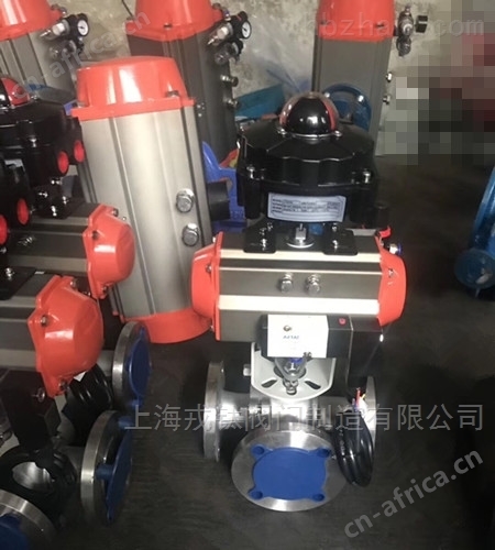 气动不锈钢L型三通球阀