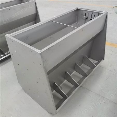 猪料槽单面 养殖场不锈钢料槽双面 华清不锈钢食槽双面 养猪设备定制