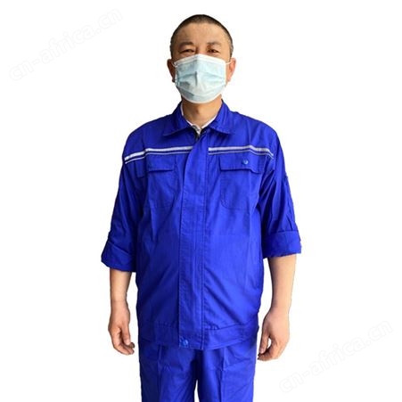 夏季薄款防静电工作服套装短袖长袖中石化中石化定制加油站工作服