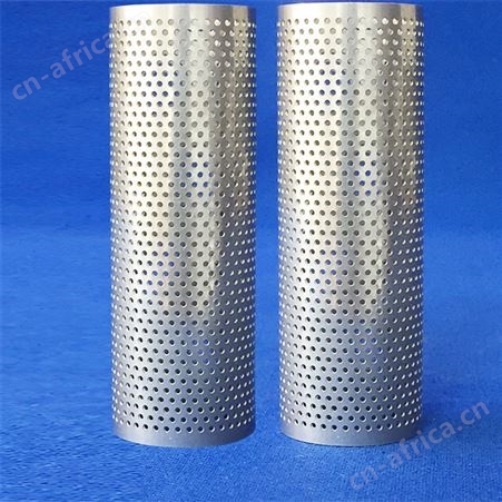 坤佰定制 不锈钢冲孔过滤网筒  污水泵孔板过滤芯