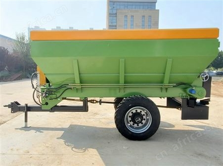 农家粪肥撒粪机 9方大型牵引式有机肥撒肥车 发酵牛粪抛粪车
