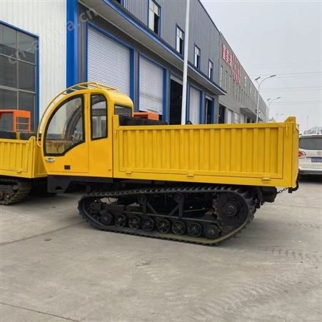 山地木材履带搬运车 果园自卸钢制运输车 柴油动力农用装运车