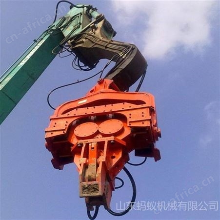 直发挖改打拔桩机 岩石裂土器液压破碎锤 钩机加装高频振动锤